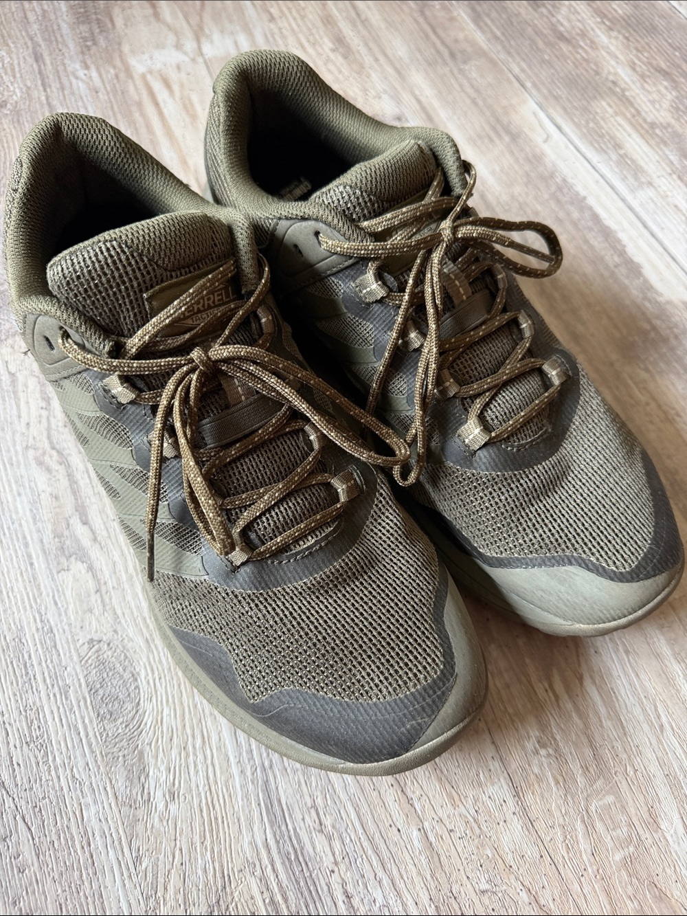 Merrell Men's Olive green Trail Running Shoes